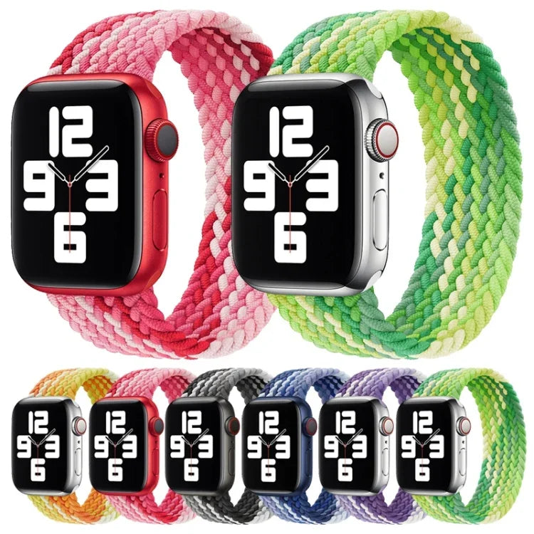 Single Loop Weaving Nylon Replacement Watchband, Size: S 135mm For Apple Watch Series 6 & SE & 5 & 4 40mm / 3 & 2 & 1 38mm, S 135mm 40mm / 38 mm