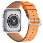 Small Waist Leather Replacement Strap Watchband, For Apple Watch Series 7  41mm / & 6 & SE & 5 & 4 40mm, For Apple Watch Series  7  45mm / & 6 & SE & 5 & 4 44mm