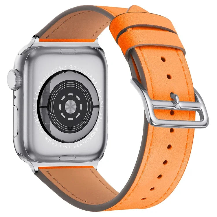 Small Waist Leather Replacement Strap Watchband, For Apple Watch Series 7  41mm / & 6 & SE & 5 & 4 40mm, For Apple Watch Series  7  45mm / & 6 & SE & 5 & 4 44mm