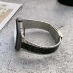 Small Waist Steel Replacement Strap Watchband, For Apple Watch Series 7  41mm / & 6 & SE & 5 & 4 40mm, For Apple Watch Series  7  45mm / & 6 & SE & 5 & 4 44mm