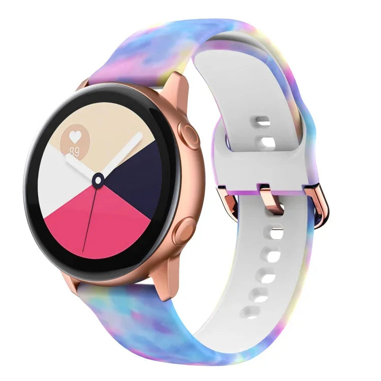 Silicone Printing Replacement Strap Watchband, For Samsung Galaxy Watch 42mm