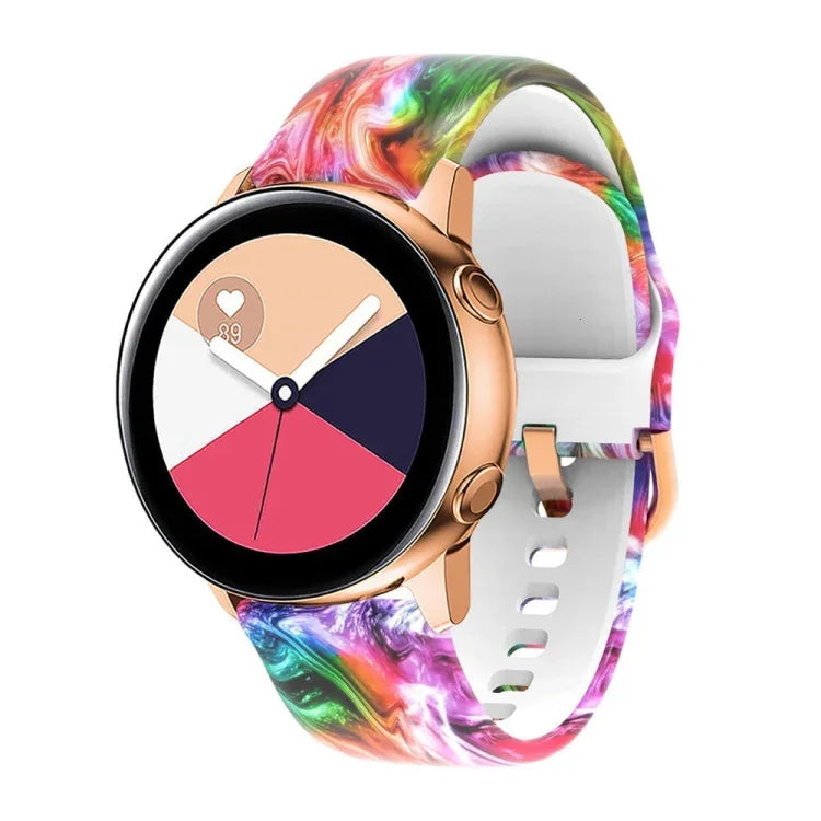 Silicone Printing Replacement Strap Watchband, For Samsung Galaxy Watch 42mm