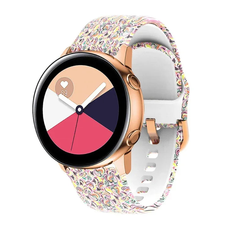 Silicone Printing Replacement Strap Watchband, For Samsung Galaxy Watch 46mm