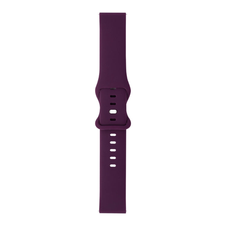 8-buckle Silicone Replacement Strap Watchband, For Huawei Watch GT 2 Pro 46mm, For Honor Magic Watch 2 42mm, For Honor Magic Watch 2 46mm, For Amazfit Pop