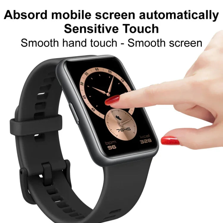 IMAK Plexiglass HD Watch Protective Film, For Huawei Watch Fit, For Huawei Band 6, For Huawei Band B6, For Huawei Watch 3 46mm, For Huawei Watch 3 Pro 48mm, For Huawei Watch GT 2 Pro Porsche Ver, For Huawei Watch GT 2 Pro Sport Ver / Fashion Ver / ECG ...