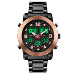 SKMEI 1642 Three-time Display Luminous Electronic Watch, Support Alarm Clock