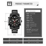 SKMEI 1642 Three-time Display Luminous Electronic Watch, Support Alarm Clock