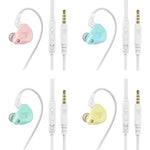 QKZ AK6-X 3.5mm In-Ear Wired Subwoofer Sports Earphone with Microphone, Cable Length: About 1.2m, 1 PCS