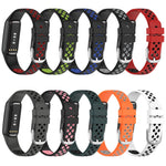 Two-color Silicone Replacement Strap Watchband, For Fitbit Luxe