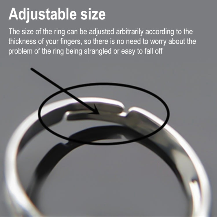 5 PCS Temperature Sensitive Discoloration Adjustable Open Ring, Heart Gem, Straw Hat Sun Shield, Big Starfish, Big Heart Gem, Dolphin Holding Ball, Guitar, Plum Blossom Gem, Clover, Four-leaf Clover, Four-leaf Flower Gems, Sun Gem, Little Dinosaur, Faw...