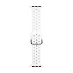 Silicone Replacement Watchband For Apple Watch Series, 7 41mm / 6 & SE & 5 & 4 40mm / 3 & 2 & 1 38mm