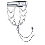 Heart Metal Replacement Strap Watchband For Apple Watch Series, 7 41mm / 6 & SE & 5 & 4 40mm / 3 & 2 & 1 38mm, 7 45mm / 6 & SE & 5 & 4 44mm / 3 & 2 & 1 42mm