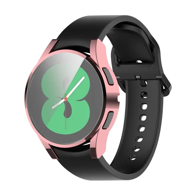 Full Coverage TPU Electroplating Protective Case Cover, For Samung Galaxy Watch4 40mm, For Samung Galaxy Watch4 44mm