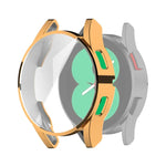 Full Coverage TPU Electroplating Protective Case Cover, For Samung Galaxy Watch4 40mm, For Samung Galaxy Watch4 44mm