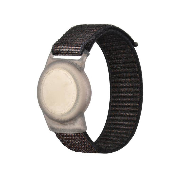 Anti-scratch Shockproof Nylon Bracelet Strap TPU Protective Cover Case, For AirTag