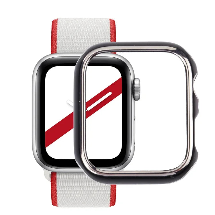 Dual-color Electroplating PC Protective Watch Case, For Apple Watch Series 3 & 2 & 1 38mm