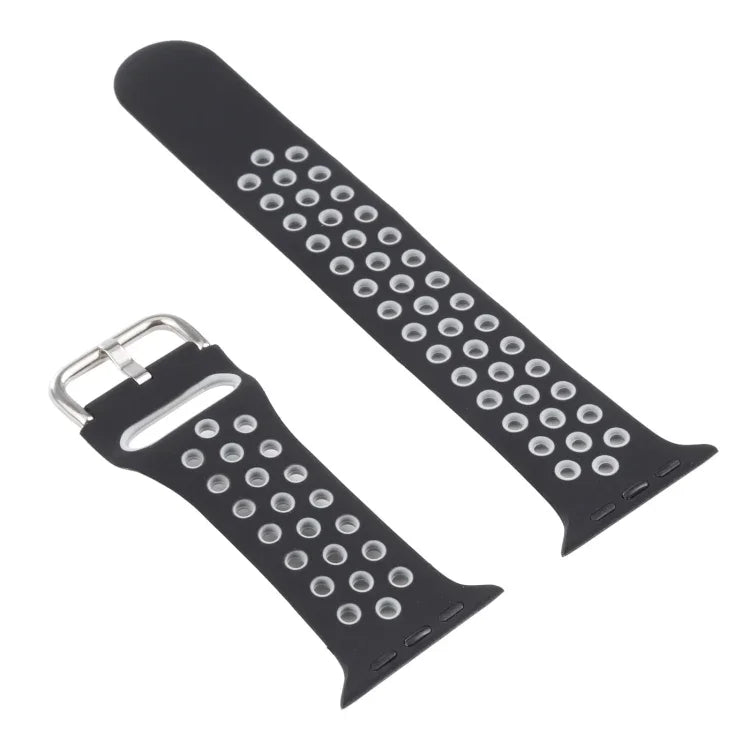 Silicone Replacement Strap Watchband + Protective Case with Screen Protector Set For Apple Watch Series, 3 & 2 & 1 42mm, For Apple Watch Series 6 / 5 / 4 / Watch SE 44mm