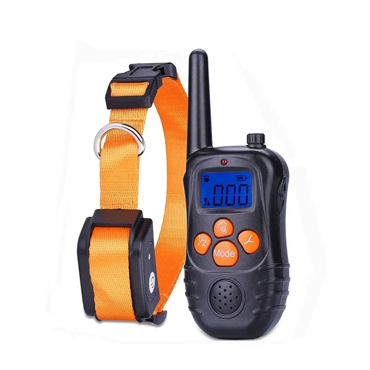 998DC Bark Stopper Remote Control Electric Shock Collar Dog Training Device, EU Plug, US Plug, AU Plug