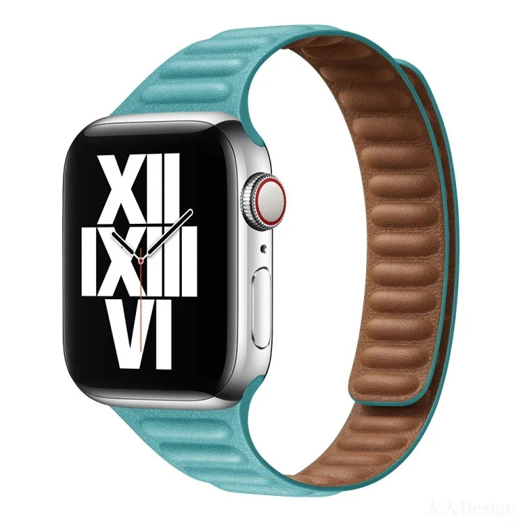 Slimming Loop Magnetic Replacement Watchband For Apple Watch Series, 7 41mm / 6&SE&5&4 40mm / 3&2&1 38mm, 7 45mm / 6&SE&5&4 44mm / 3&2&1 42mm