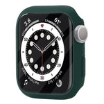 Shockproof PC Protective Case with Tempered Glass Film, For Apple Watch Series 9 / 8 / 7 41mm, For Apple Watch Series 9 / 8 / 7 45mm, For Apple Watch Series 8 / 7 41mm
