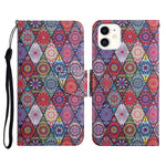 Painted Pattern Horizontal Flip Leather Case with Holder & Card Slot & Wallet, For iPhone 12 mini, For iPhone 11 Pro Max, For iPhone 11 Pro