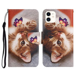 Painted Pattern Horizontal Flip Leather Case with Holder & Card Slot & Wallet, For iPhone 12 mini, For iPhone 11 Pro Max, For iPhone 11 Pro