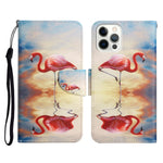 Painted Pattern Horizontal Flip Leather Case with Holder & Card Slot & Wallet, For iPhone 12 mini, For iPhone 11 Pro Max, For iPhone 11 Pro