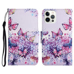 Painted Pattern Horizontal Flip Leather Case with Holder & Card Slot & Wallet, For iPhone 12 mini, For iPhone 11 Pro Max, For iPhone 11 Pro