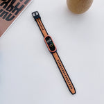 Universal Two-color Silicone Replacement Wristband, For Xiaomi Mi Band 4 / 3, For Xiaomi Mi Band 6 / 5