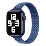 Small Waist Single Loop Nylon Braid Replacement Watchband For Apple Watch Series, XS 135mm, XS 130mm, 7 41mm / 6&SE&5&4 40mm / 3&2&1 38mm
