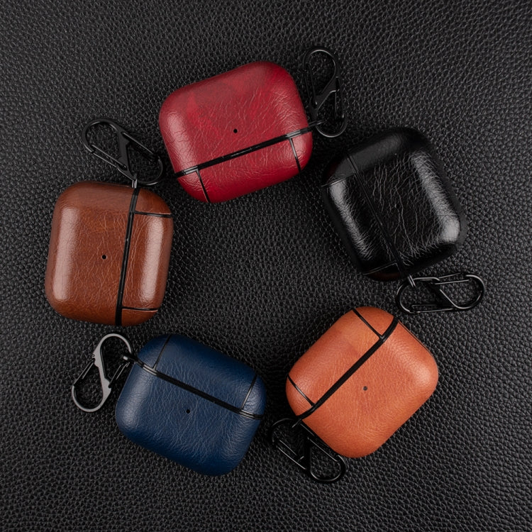 Wireless Earphone Leather Shockproof Protective Case for AirPods 3, For AirPods 3