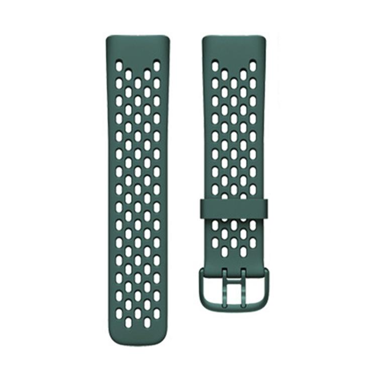 Silicone Hole Replacement Strap Watchband, For Fitbit Charge 5