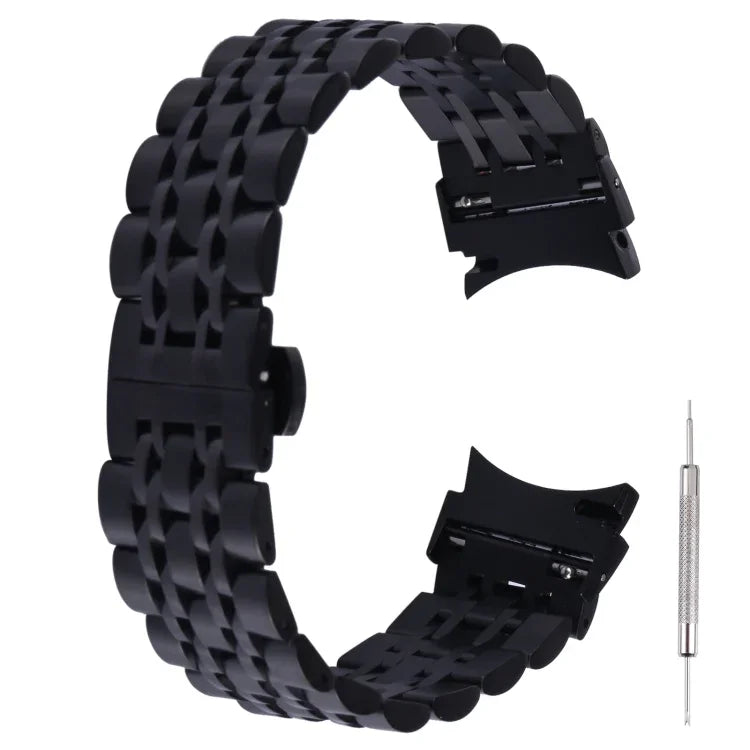 Seven-bead Stainless Steel Replacement Strap Watchband, For Samsung Galaxy Watch4 40mm/44mm
