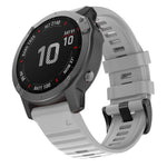 For Garmin Fenix 6 22mm Silicone Smart Watch Replacement Strap Wristband