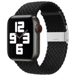 Nylon Braid One Buckle Replacement Watchband For Apple Watch Series, 7 41mm / 6&SE&5&4 40mm / 3&2&1 38mm