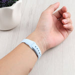 Slimming Silicone Replacement Watchband For Apple Watch Series, 7 45mm / 6&SE&5&4 44mm / 3&2&1 42mm