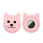 Cute Cartoon Pet Collar Anti-lost Tracker Silicone Case For AirTag 2nd Gen / AirTag 1st Gen, Serious Face, Naughty Smiley, Hanhan Smile, Naughty Smile