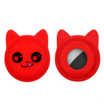 Cute Cartoon Pet Collar Anti-lost Tracker Silicone Case For AirTag 2nd Gen / AirTag 1st Gen, Serious Face, Naughty Smiley, Hanhan Smile, Naughty Smile