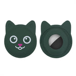Cute Cartoon Pet Collar Anti-lost Tracker Silicone Case For AirTag 2nd Gen / AirTag 1st Gen, Serious Face, Naughty Smiley, Hanhan Smile, Naughty Smile