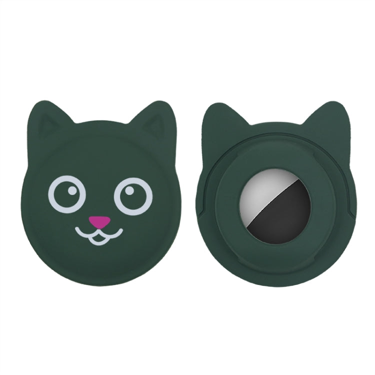 Cute Cartoon Pet Collar Anti-lost Tracker Silicone Case For AirTag 2nd Gen / AirTag 1st Gen, Serious Face, Naughty Smiley, Hanhan Smile, Naughty Smile