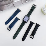 Crazy Horse Texture Matte Replacement Watchband For Apple Watch Series, 7 45mm / 6&SE&5&4 44mm / 3&2&1 42mm, 7 41mm / 6&SE&5&4 40mm / 3&2&1 38mm