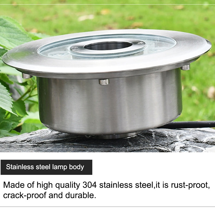 Landscape Ring LED Stainless Steel Underwater Fountain Light, 6W, 9W, 12W, 18W, 24W