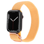 Nylon Braid Strap Watchband For Apple Watch Series, 7 41mm / 6&SE&5&4 40mm / 3&2&1 38mm