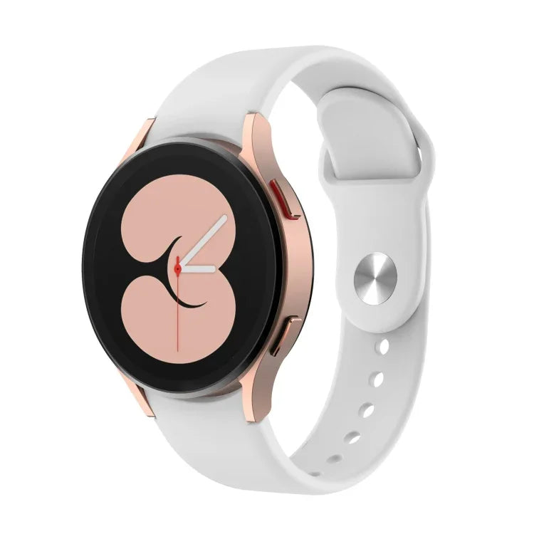 For Samsung Galaxy Watch4 40&44mm/Watch4 Classic 42&46mm Silicone Reverse Buckle Watchband