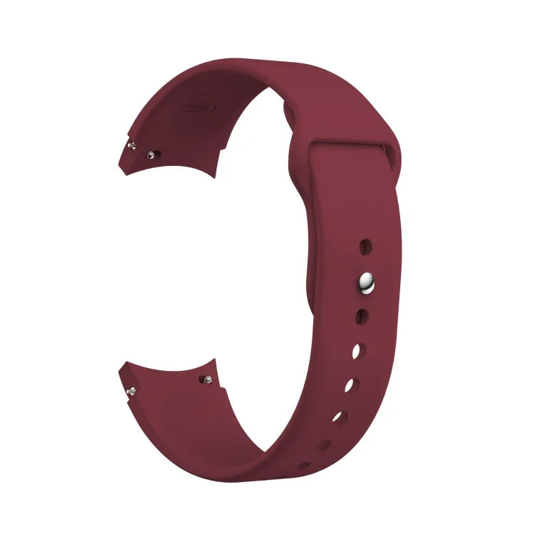 For Samsung Galaxy Watch4 40&44mm/Watch4 Classic 42&46mm Silicone Reverse Buckle Watchband