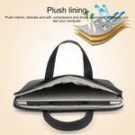 C510 Waterproof Oxford Cloth Laptop Handbag, For 12-13 inch Laptops, For 13.3 inch Laptops, For 15.4-16 inch Laptops, For 15.6 inch Laptops