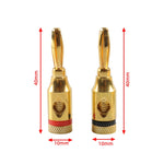 Car Gold-plated Red and Black 4mm Banana Head Audio Plug, A6520 12 in 1, A6521 24 in 1, A6522 32 in 1