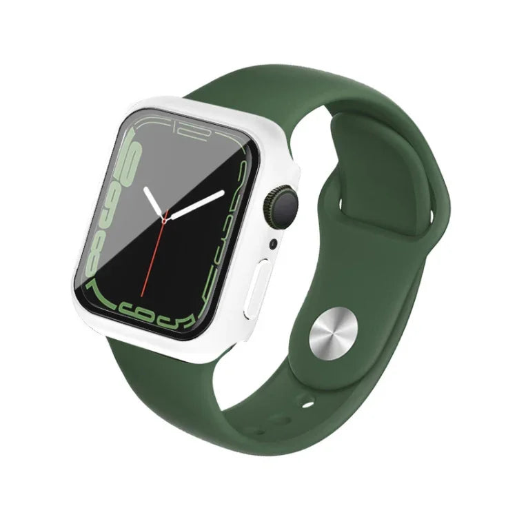 imak PC Case with Tempered Glass Film, For Apple Watch Series 9 / 8 / 7 41mm, For Apple Watch Series 9 / 8 / 7 45mm