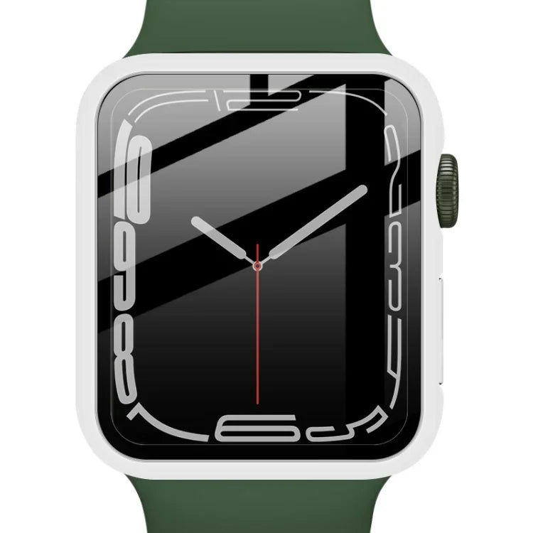 imak PC Case with Tempered Glass Film, For Apple Watch Series 9 / 8 / 7 41mm, For Apple Watch Series 9 / 8 / 7 45mm