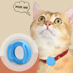 Pet Collar Anti-scratch Shockproof Silicone Case For AirTag 2nd Gen / AirTag 1st Gen, 35.9x35.9x19.2mm, 34.1x34.1x18.2mm